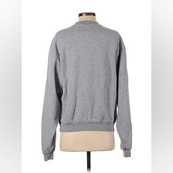 Skims Cotton Fleece Light Heather Grey Classic Crewneck Small - Picture 3 of 7